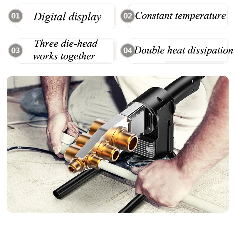 220V Household Water Pipe Fuser PPR Tube Welding Machine 63 32