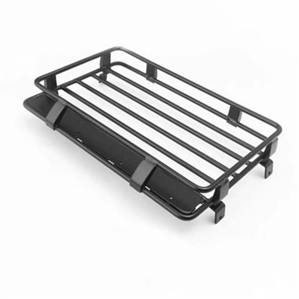 Metal Roof Rack Luggage Carrier with Spotlight for 1/10 ARB RC4WD KILLERBODY LC70 RC Car Body Accessories