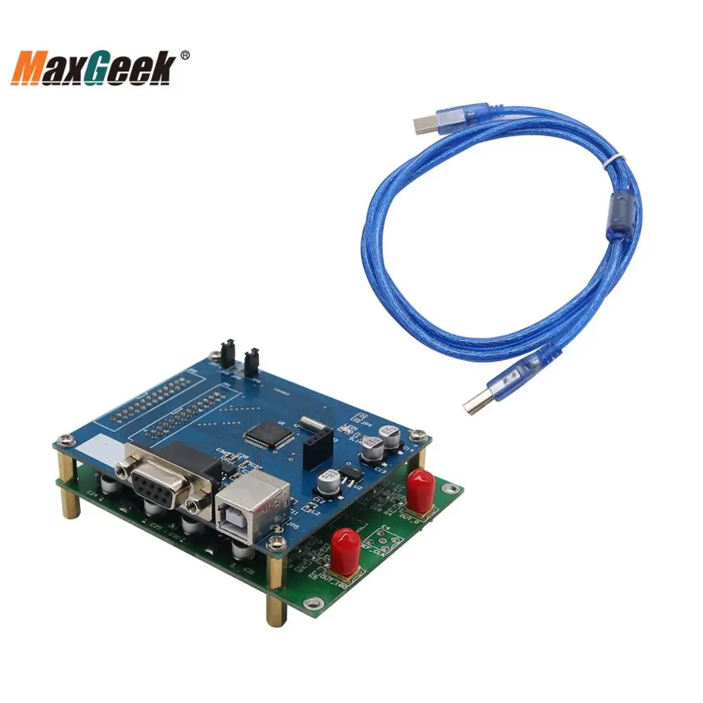 maxgeek ad9910 v3 modulo 1g dds placa de desenvolvimento rf fonte sinal com stm32 placa avaliacao apoio software oficial 01