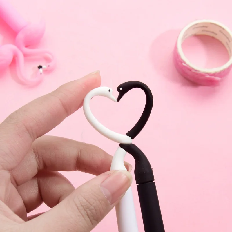 20 Cái/lốc Dễ Thương Cặp Đôi Bút Kawaii Bút Kawaii Đồ Dùng Học Tập StationeryGel Bút