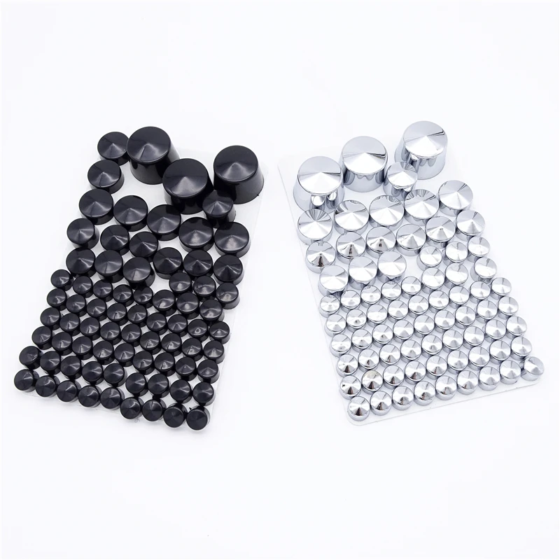 1 Set Motorcycle Screw Chrome Bolt Toppers Cover Caps Kit For Harley-Davidson Dyna Glide TWIN CAM 1984-2006 2005 Motobike parts