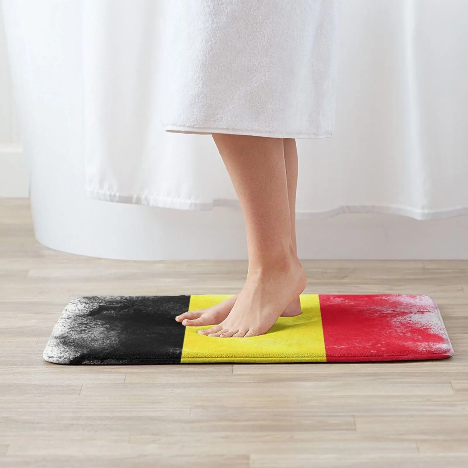 Belgium Flag Mat Rug Carpet Anti-Slip Floor Mats Bedroom Belgium Flag Power National Symbol Nation Country Patriotism Background