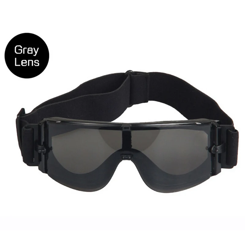 Imagem -04 - Óculos de Sol Militares Táticos Proteção contra Vento e uv Óculos de Sol do Exército Air Gun Color Bullet Shooting Goggles X800