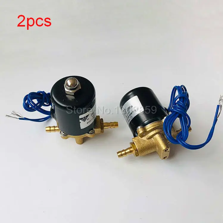 

2 pcs Dental chair solenoid valve DC24V clean rinse sputum water flush valves electromagnetic valve electron magnetic parts