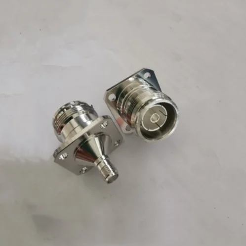 SMA female to 4.3-10 female 4 hole flange connector adapters