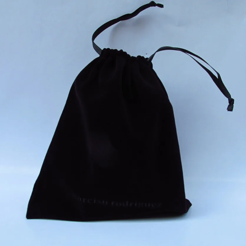 100pcs/lot HIgh quality velvet jewelry drawstring packaging bag pouch for accessories storage Various colors,wholesale