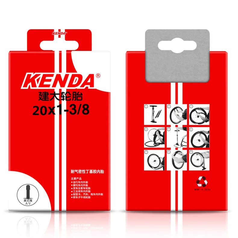 KENDA Folding Bike Inner Tube 20*1-3/8 (451) Bicycle Tube