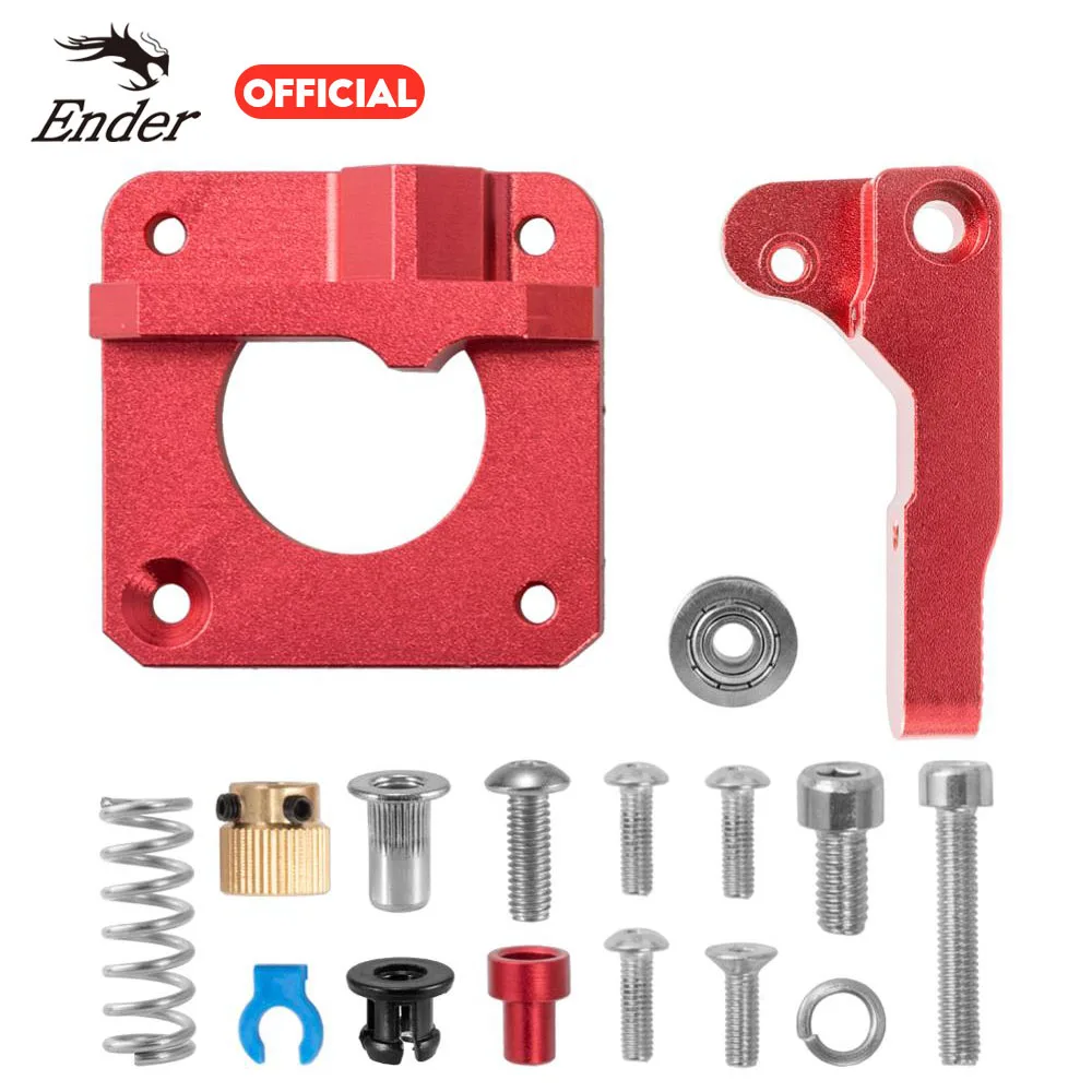 Kit vermelho da extrusora do metal da impressora de creality 3d para Ender-3/Ender-3 pro/Ender-5/CR-10 peças de alumínio da impressora 3d para o filamento de 1.75mm