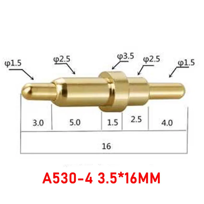 YUXI 1PCS Current ฤดูใบไม้ผลิโหลด Pogo Pin ชายหญิง Connector Heavy Current แบตเตอรี่เชื่อมต่อ POGOPIN หัวชาร์จ