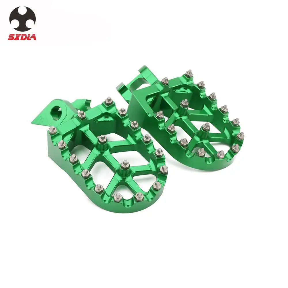 Motorcycle Foot Pegs Footpegs Footrest For Kawasaki KX125 KX250 1997-2001 KX500 1988-1990 KX 125 250 500