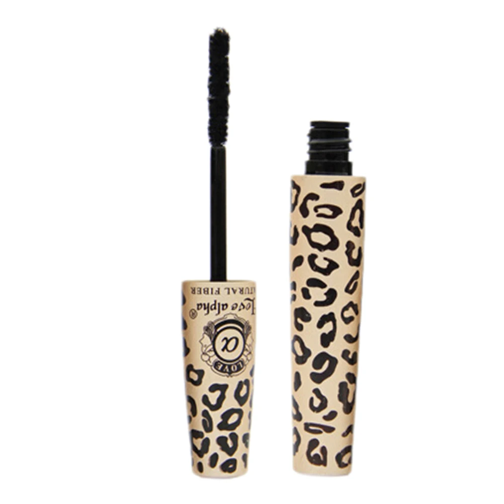 3D Fiber Lashes Wild Leopard Mascara Waterproof Natural Love Like Alpha Transplanting Gel Cosmetics Make Up