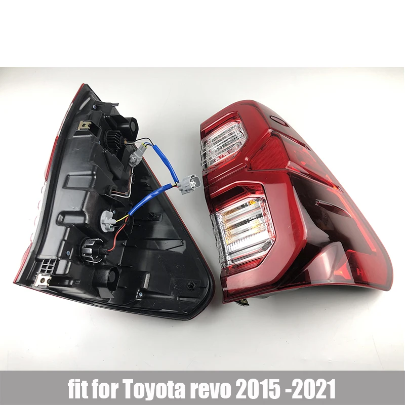 

Tail light fit for Toyota revo 2015 2021 tail light assembly retrofit streamer turn signal high quality taillight