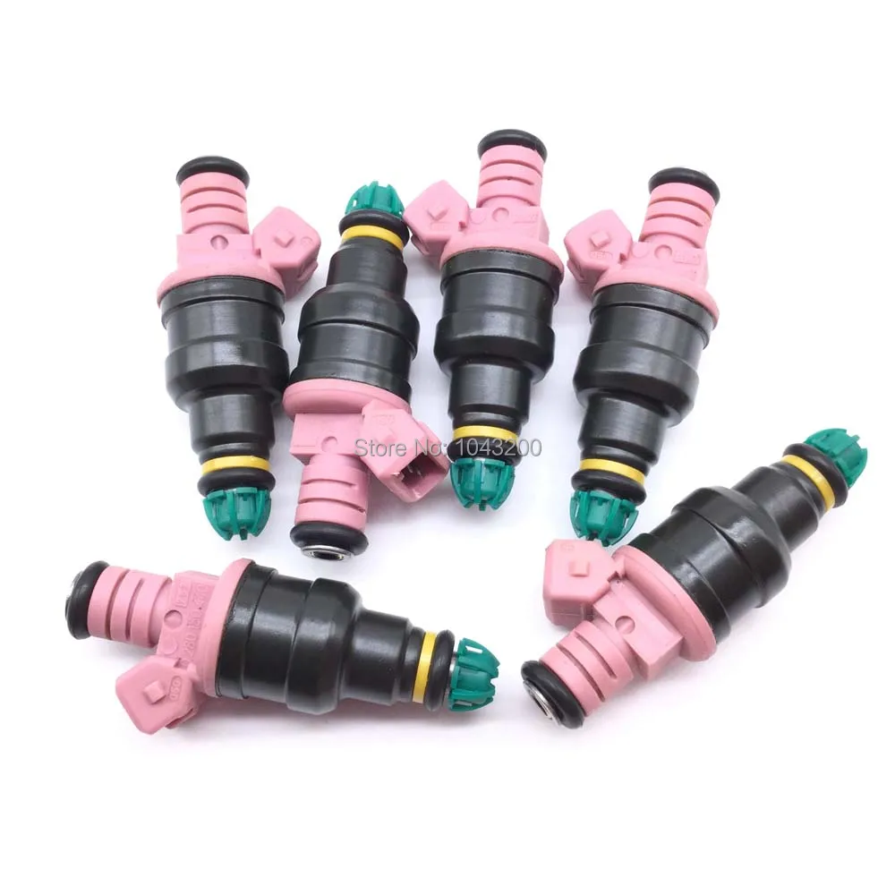 6 boquillas de inyector de combustible para Bmw E36 328i M3 E39 Z3 M52 B28 OE #   13641703819 / 0280150440