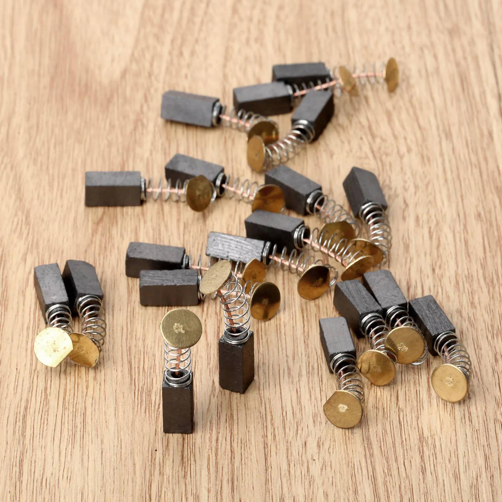 10Pcs/5Pairs Mini Drill Electric Grinder Replacement Carbon Brushes Spare Parts for Electric Motors Dremel Rotary Tool 6x6x6.5mm