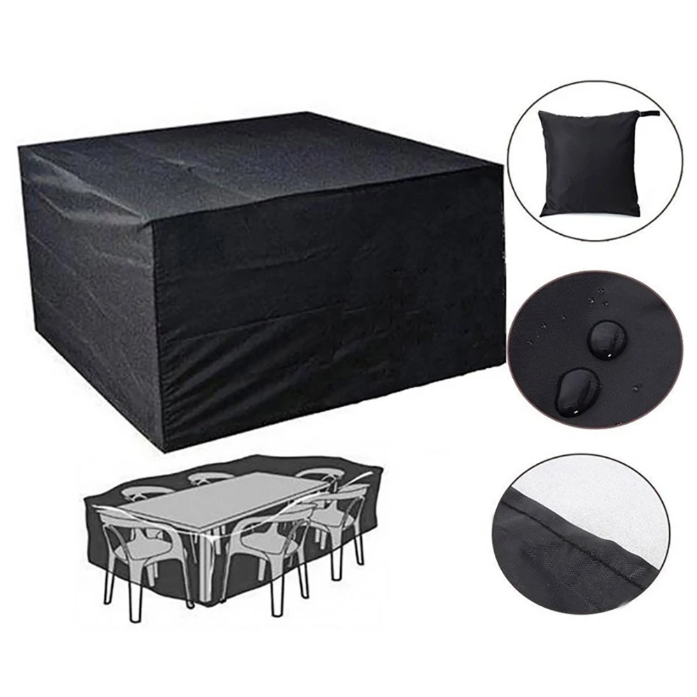 Waterproof cover outdoor patio garden furniture cover rain and snow chair cover sofa table and chair dust cover 36 size