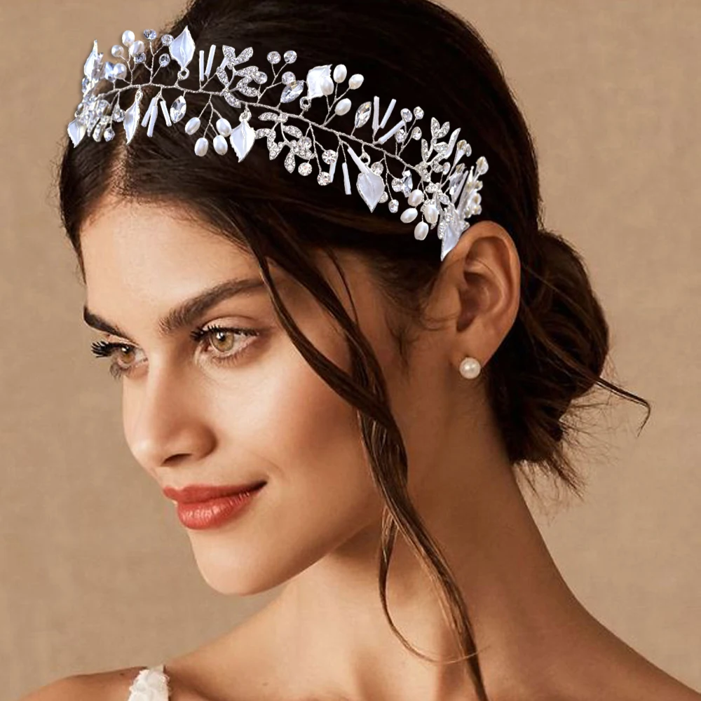 HP290 accesorios para el cabello para novia de boda de inspiración europea, tocado, baile de graduación, vestidos de noche, diadema, acentos elegantes para mujer