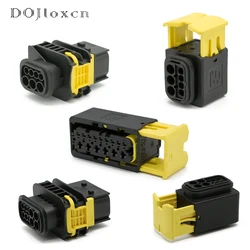 1 Set 7/10/15 Pin Heavy Duty Waterproof Connector New Energy Male Female Black Wiring Harness Socket 1-1563878-1 1-1418480-1