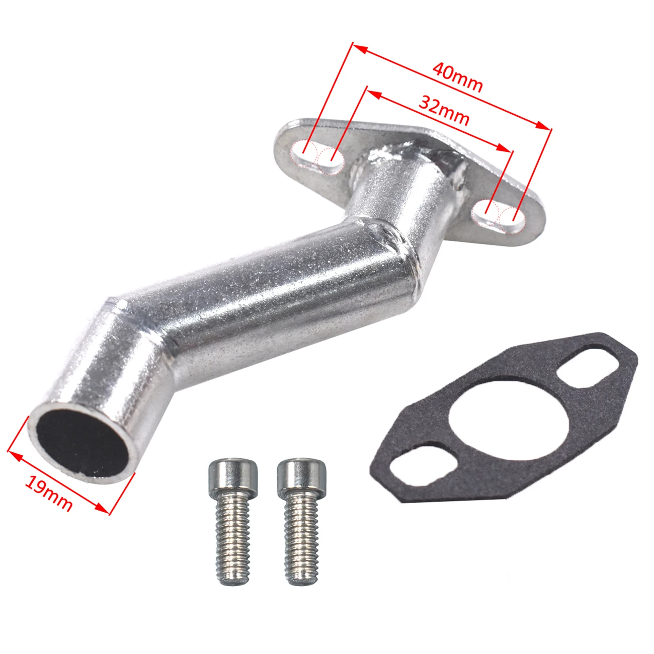 32mm-40mm Offset Intake Manifold Gasket For 49cc 50cc 60cc 66cc 80cc Regular Motorised Bicycle Carburetor