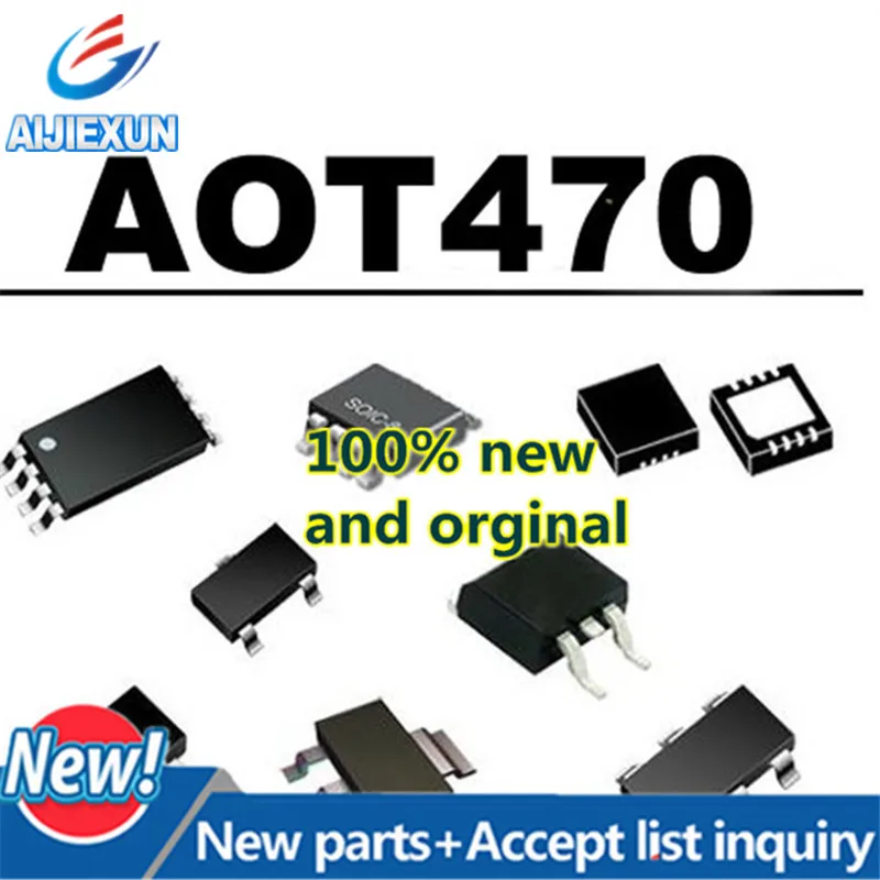 10Pcs 100% New and original AOT470 T470 100A 75V TO220 N MOS 75V N-Channel MOSFET large stock