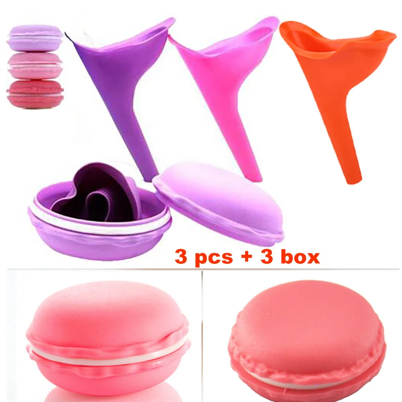 Women Urinal Outdoor Travel Camping Portable Female Urinal Soft Silicone TPR Wearable Urination Device Stand Up & Pee Pissoir