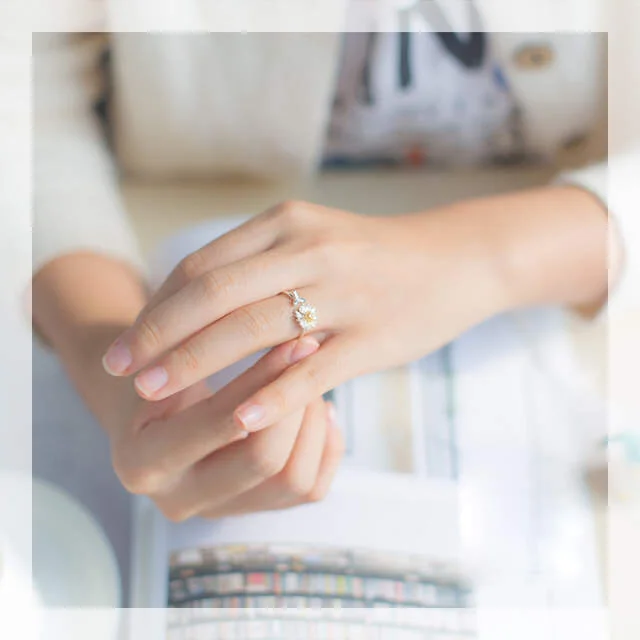 Nuevos Anillos de plata de ley 925 con margaritas y flores para Mujer, Anillos de tamaño ajustable, joyería de boda a la moda, Anillos para Mujer