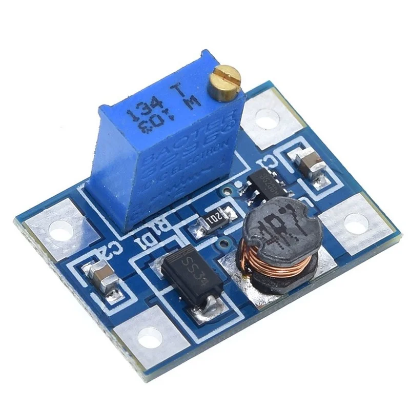 

10pcs/lot Large current 2A DC-DC SX1308 Step-UP Adjustable Power Module Boost Converter