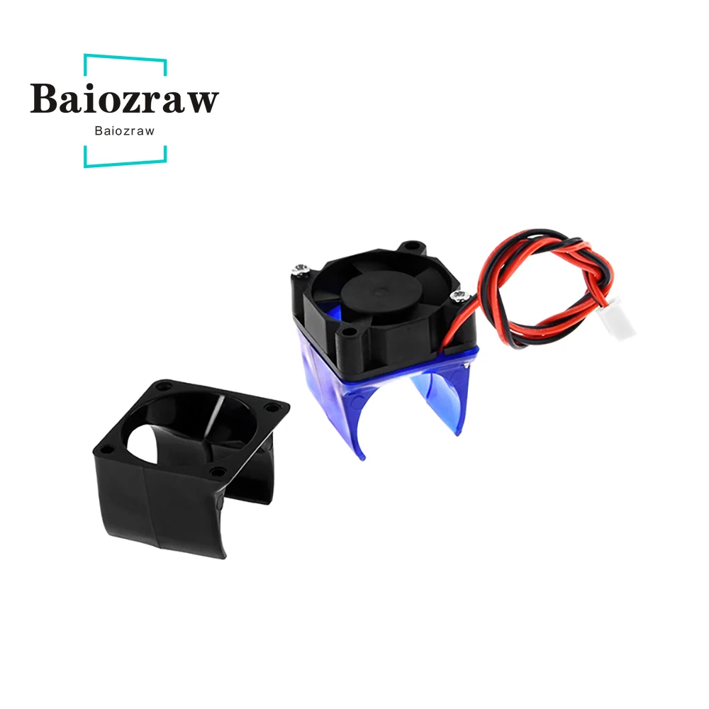 1 stücke 3D Drucker Teile V5 Fan Gehäuse V6 Gugel für 3010 Fan Blau Rot Gelb Schwarz