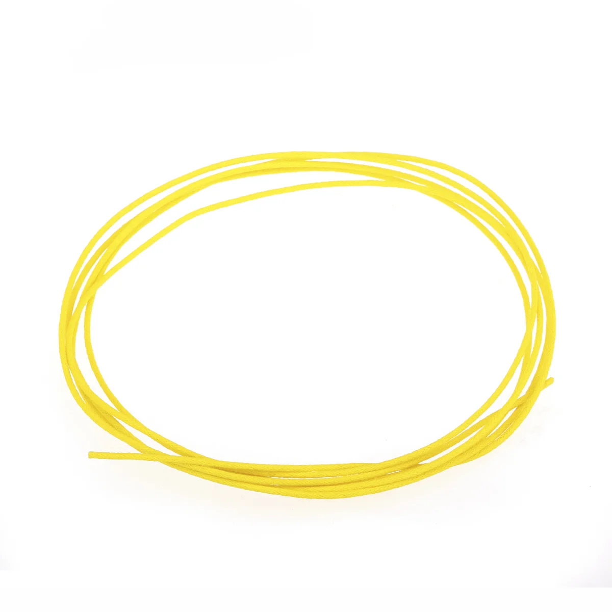 Musiclily Pro 22 AWG Gauge Vintage Style Pre-tinned Push-back Cloth Covered Stranded Wire, Yellow 6 Feet (2 Meters)