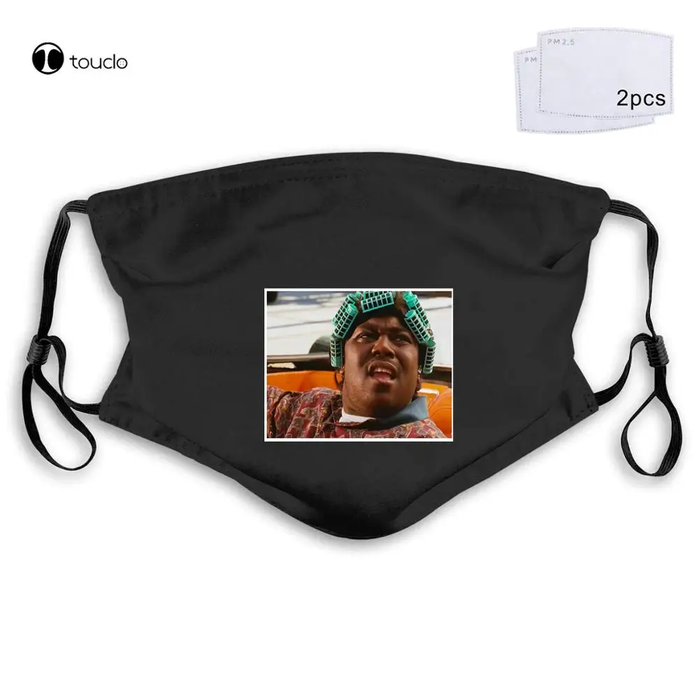 Big Worm From Friday Movie Custom Print Face Mask Filter Pocket Cloth Reusable Washable