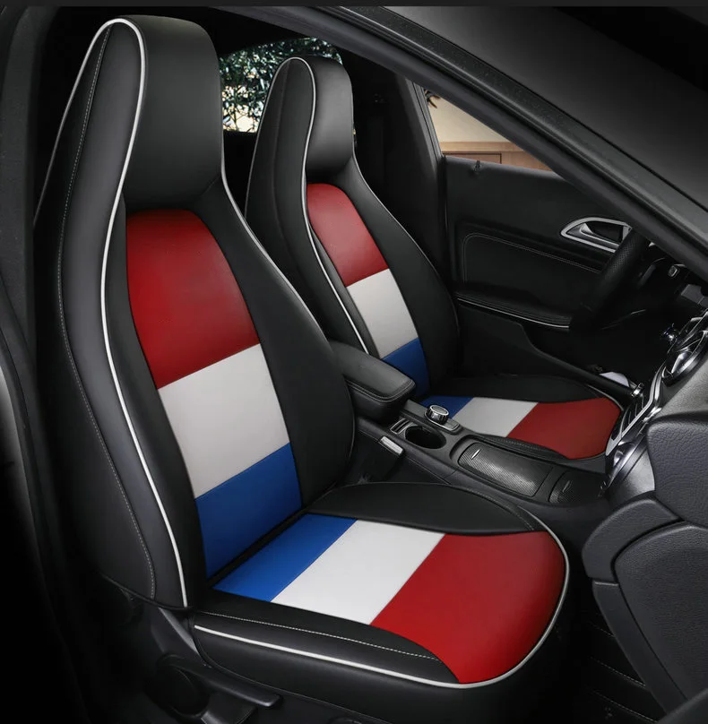 Custom Alleen 2 Voorste Auto Bekleding Voor Mercedes-Benz Gla200 Gla260 Cla200 Cla 220 Cla260 Een 180 A200 auto Accessoires Auto Styling