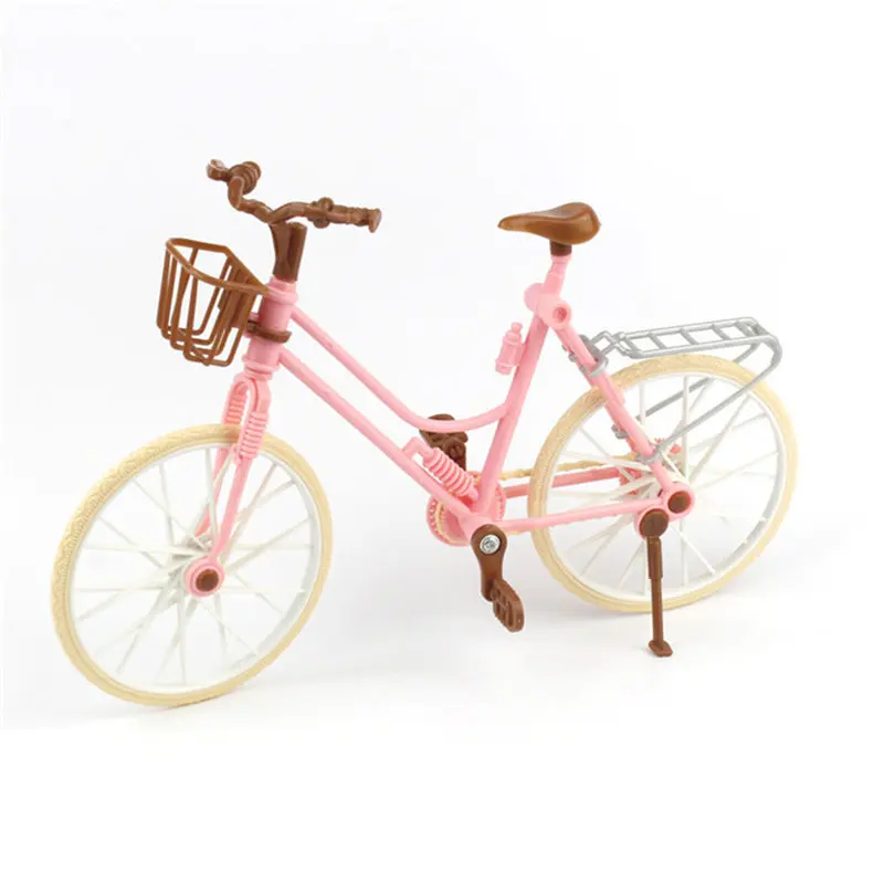 Hot Sale 1/6 Blyth Doll Bicycles Toy Children Plastic Mini Bike For Doll Accessories Kids  Play House Toy Dollhouse Decoration