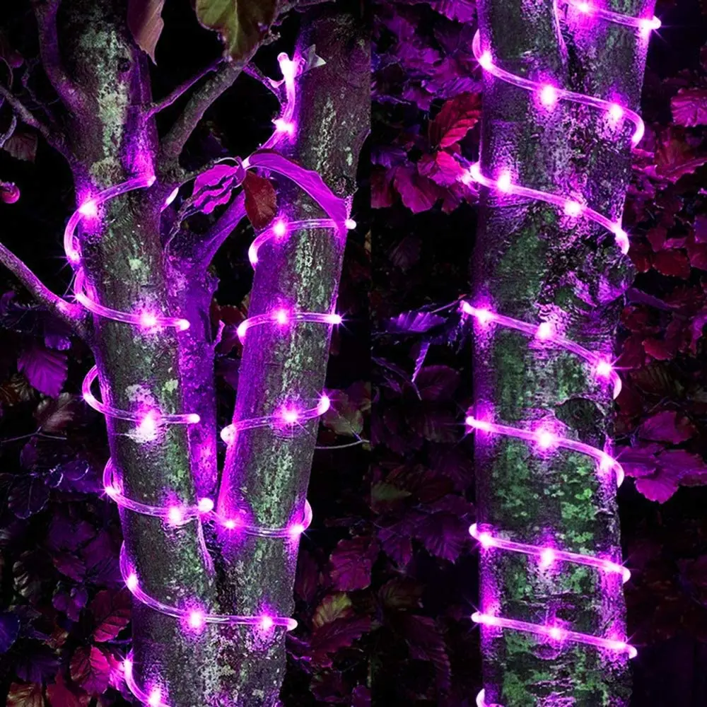 2023 Upgrade Led Solar Holiday Waterproof Decoration Christmas Tube Rope String Light 10/12/22M 8 Mode Decors Wedding New Year