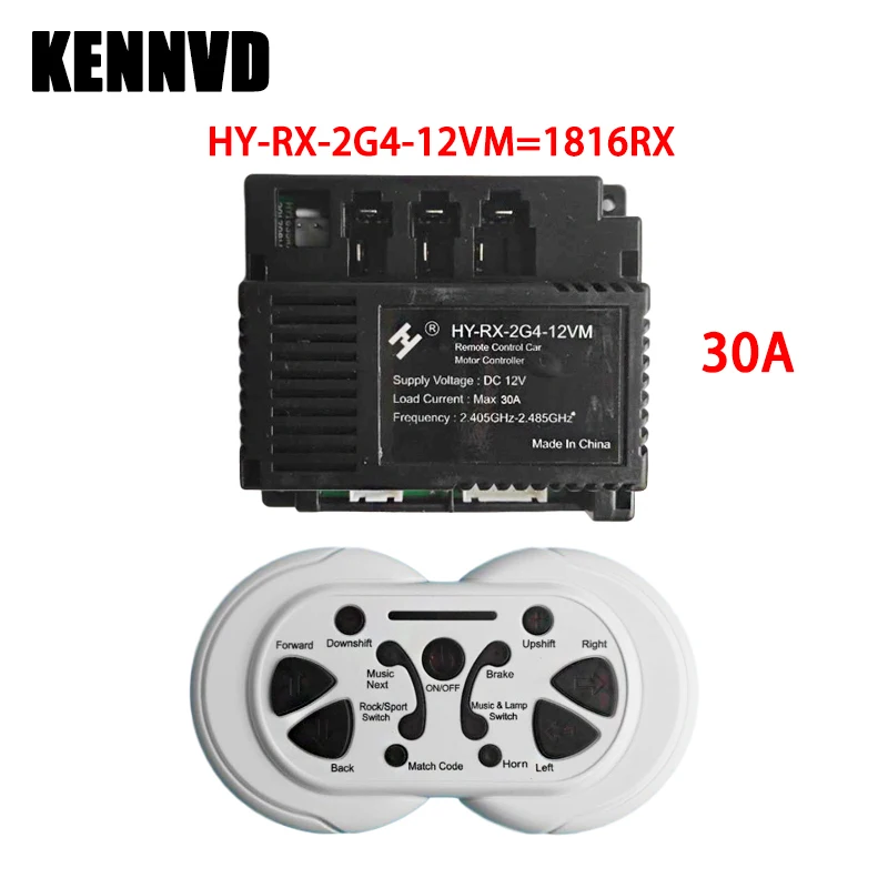 Controlador de JR-1816RXS-12V para coche eléctrico para niños, JR1922RXS 1758-2S-AD, mando a distancia y receptor de juguetes para Paseo de bebé