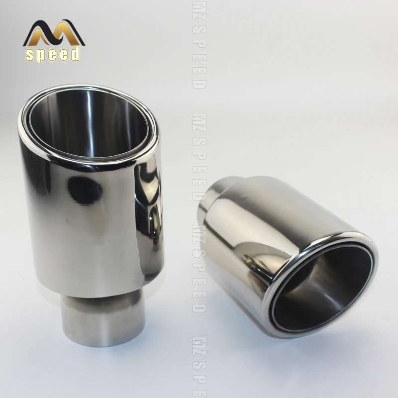 1 piece car accessories Newest Style stainless steel universal exhaust system end pipe+car exhaust tip