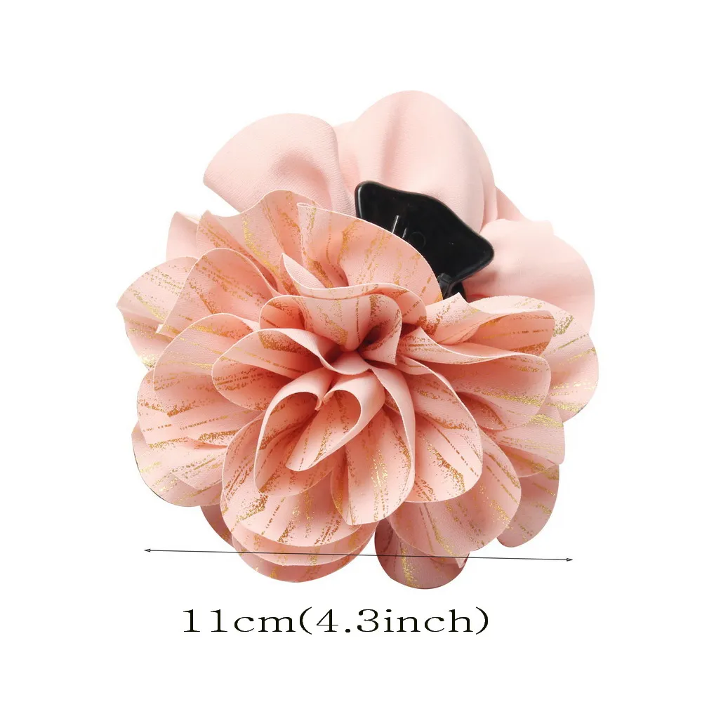 Flower Hair Claw Clips for Women Girls Crab Hair Clip for Hair Hairpin Barrette Plastic Hair Clamps Headwear Hair Accessories