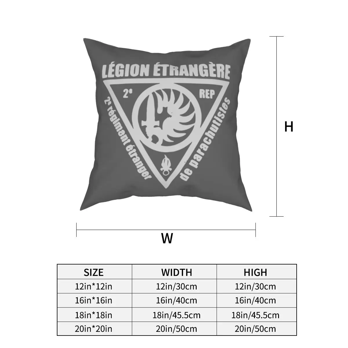 French Foreign Legion Pillow Case Legion Etrangere Legio Patria Nostra Cushion Covers Decorative Pillowcover for Car 18\'