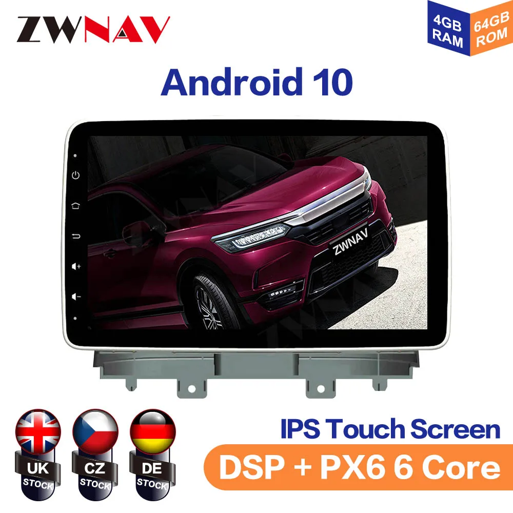 Android 10 IPS Screen Ford Focus Sedan 2019-2020 Car Multimedia Player Navigation Audio Radio Stereo Head Unit Gps 1din Blueteeh