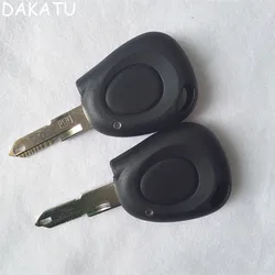 10 Uds. Carcasa de llave a distancia de coche NE73 Blade de 1 botón para Renault Twingo Clio Kangoo Master funda Fob de entrada sin llave sin ubicación de batería