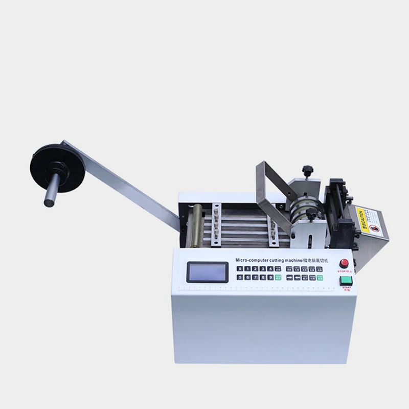 DG-100B automatic computer tube cutting machine, Masks ear band, bridge of nose iron wire Silica gel tube and PVC tube cutting