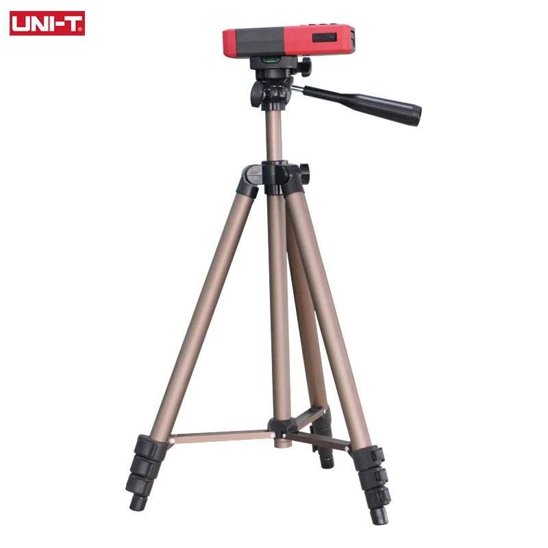 UNI-T Foldable Aluminum Tripod 1.33m For Camera Telescope Rangefinder Laser Level Stand Adjustable 360 Rotation Level Bubble