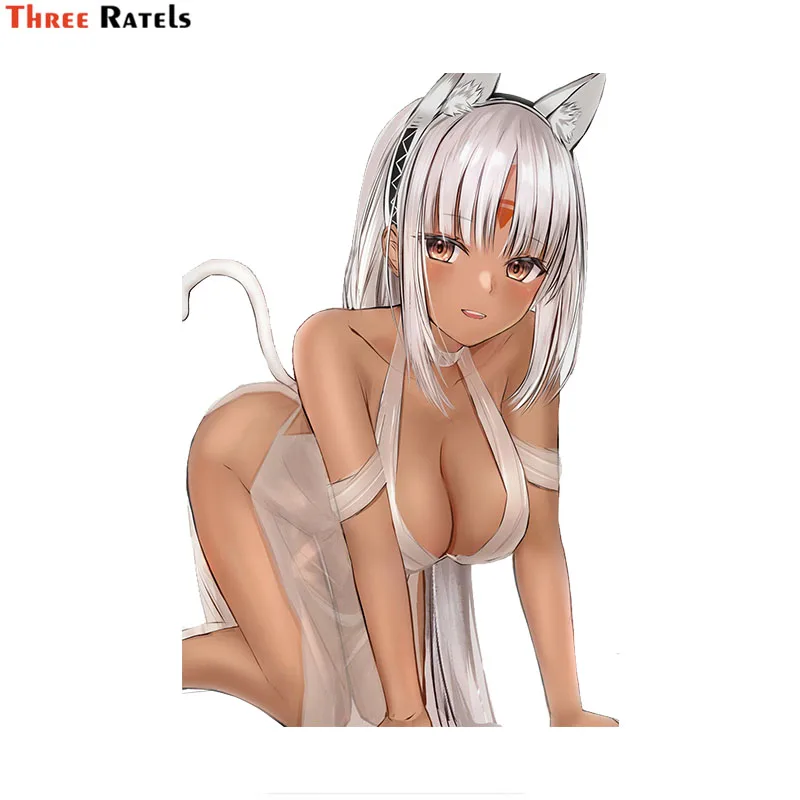 Drei Ratels F454 Massachusetts Für Azur Lane Sexy Mädchen Anime Aufkleber Erwachsenen Wasserdicht Aufkleber Laptop Motorrad Auto Zubehör