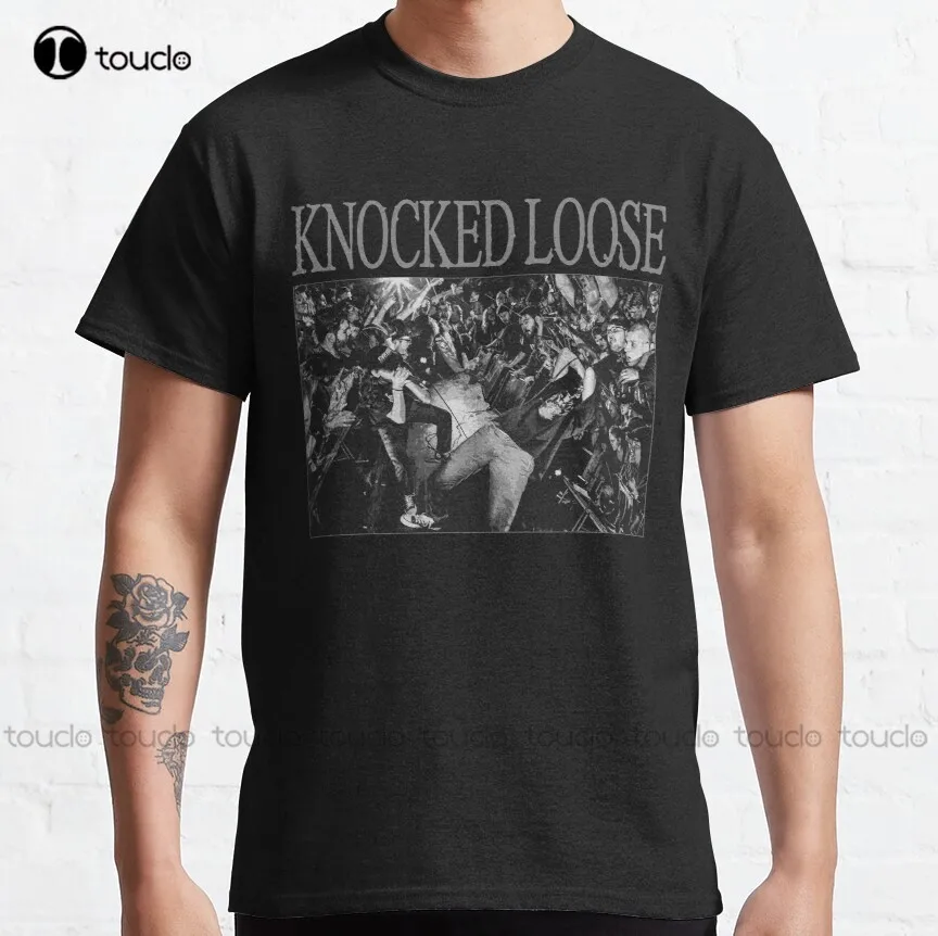 

Knocked Loose - Higher Power Classic T-Shirt Workout Shirts For Women Custom Aldult Teen Unisex Digital Printing Tee Shirt