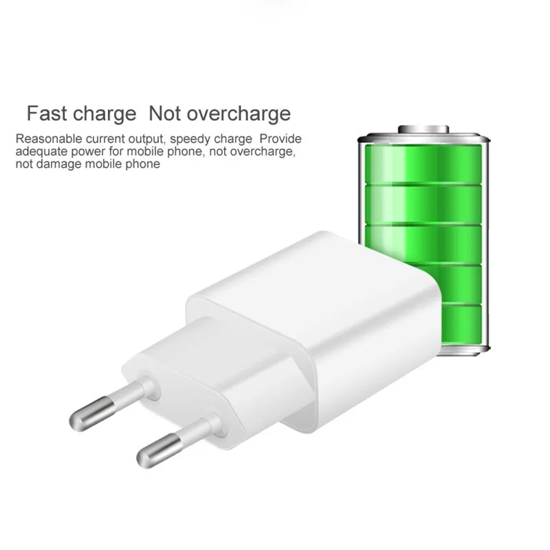 10Pcs/lot 5V 2A Travel Wall USB Charger Adapter Fast Charge Adapter For HUAWEI P20 Lite P7 P8 Lite P9 Lite P10 P20 Honor 8 Lite