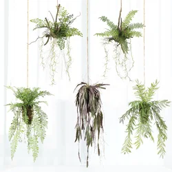 Fern Persia Plant Aerial Hanging Ball Artificial Plant Plastic Grass Wedding Party Wall Balcony Home Decor