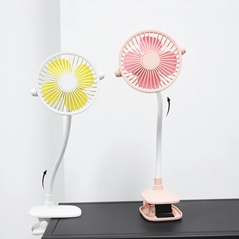 

Usb Clip Small Fan Room With Light Mini Portable Charging Desktop Mute Small Fan Child Safety Fan Summer Home Essentials