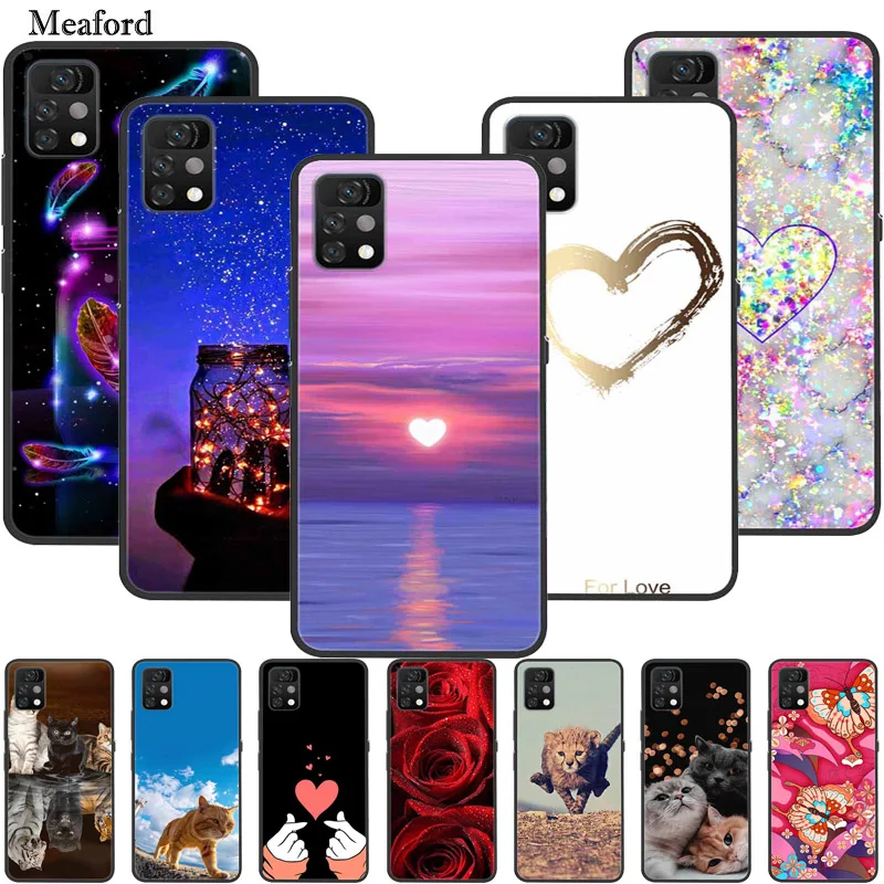 For Umidigi A11S Case Silicone TPU Soft Cover Phone Case For Umidigi A11s Funda Shockproof Coque Luxury Bumper Cute Capa