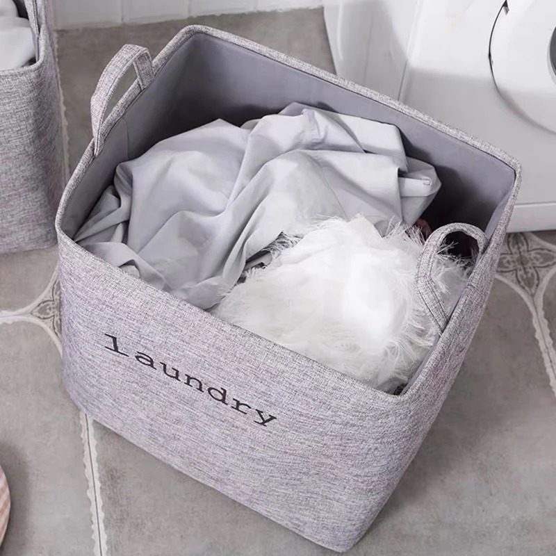 Foldable Storage Baskets Box For Clothes Panier A Linge Folding Bag Dirty Clothes Laundry Basket Toy Storage Home Organizer