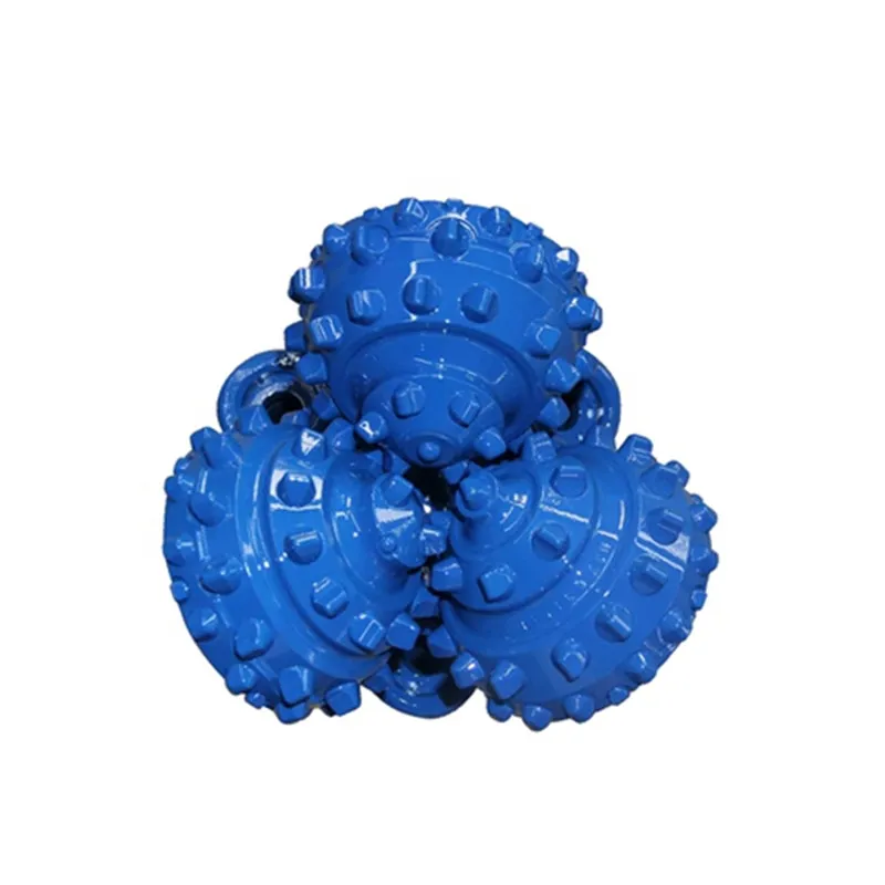9-7/8 pollici tre bit cono TIC tricone bit ad alta velocità di rotazione 637 inserto denti rullo di olio di perforazione bit per acqua di pozzo, di estrazione del carbone