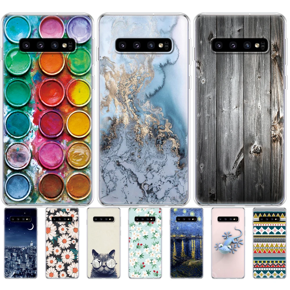 For Samsung Galaxy S10 Case S10Plus Case Silicone TPU Cover Phone S10 E Case On For Samsung S10 Plus G975F S 10 SM-G973F Case