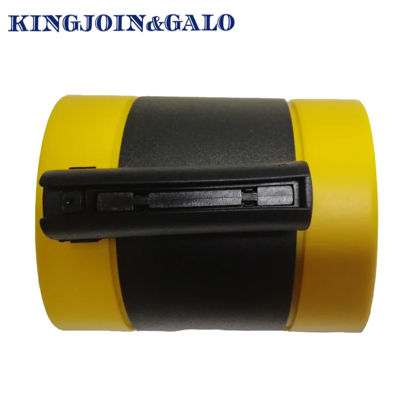 Plastic Wall-Mounted Cordon Isolation 3Meter Belt Retractable Belt Lined Up Black And Yellow Warning Tape